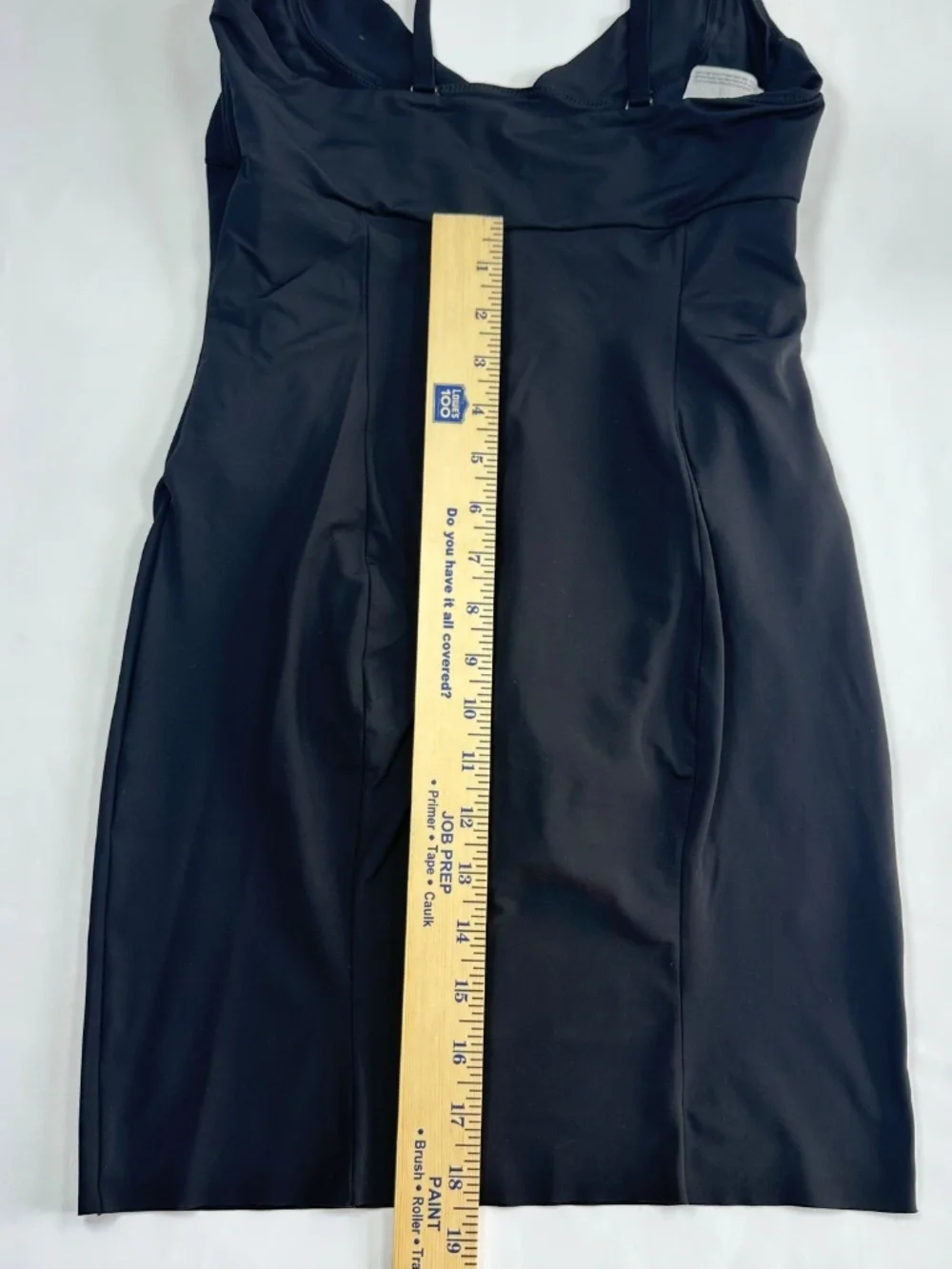 Maidenform Black Shapewear P2541 Bathroom Friendly Size XL Adjustable Straps
